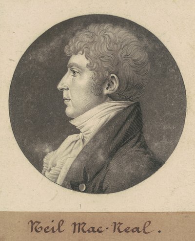 Neil MacNeal door Charles B. J. Févret de Saint Mémin