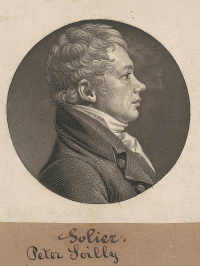 Peter Sailly door Charles B. J. Févret de Saint Mémin