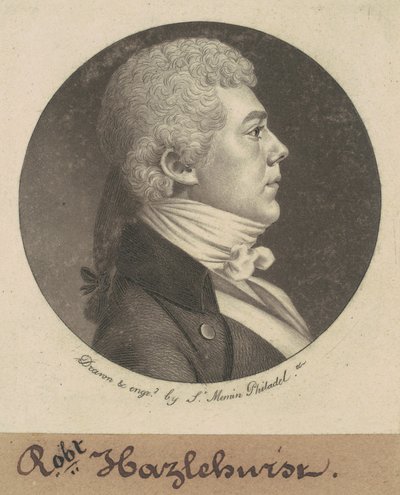 Robert Hazlehurst door Charles B. J. Févret de Saint Mémin