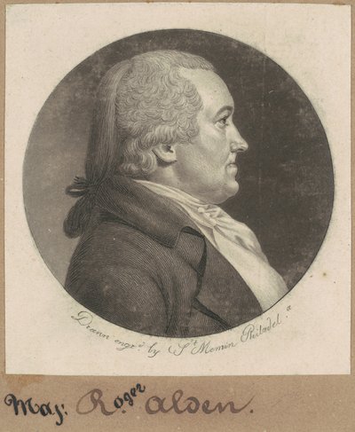 Roger Alden door Charles B. J. Févret de Saint Mémin