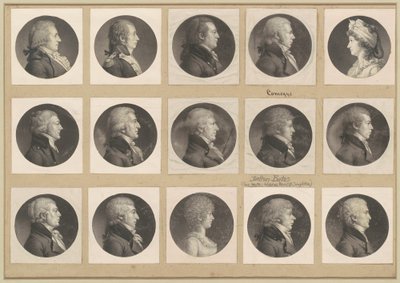 Saint-Mémin Collectie van Portretten, Groep 53 door Charles B. J. Févret de Saint Mémin