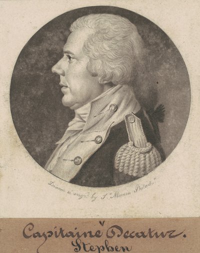 Stephen Decatur, Sr. door Charles B. J. Févret de Saint Mémin