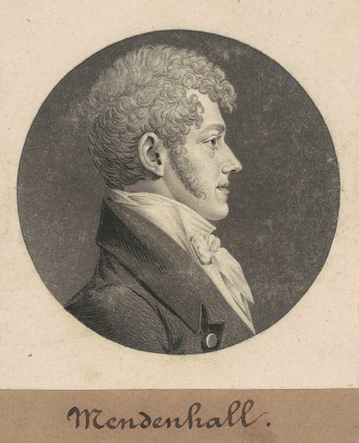 Thomas Mendenhall, Jr. door Charles B. J. Févret de Saint Mémin