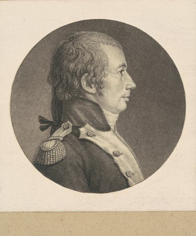 Onbekende kolonel van de Franse infanterie door Charles B. J. Févret de Saint Mémin