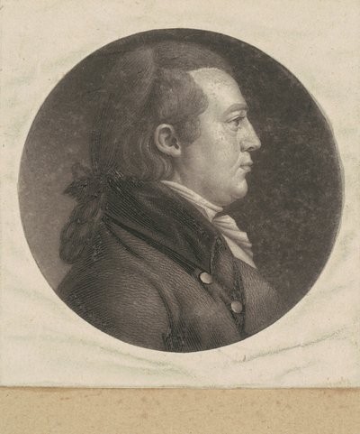 Onbekende man door Charles B. J. Févret de Saint Mémin