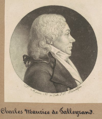 Onbekende man door Charles B. J. Févret de Saint Mémin