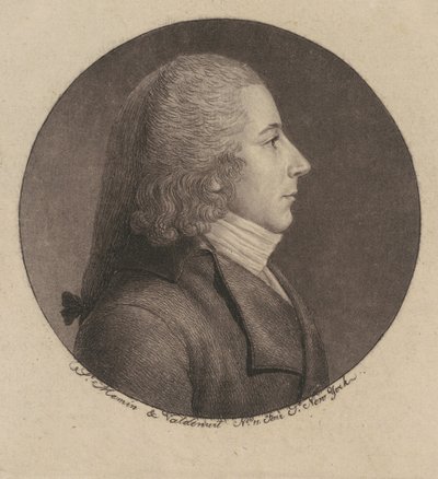 Onbekende Man door Charles B. J. Févret de Saint Mémin