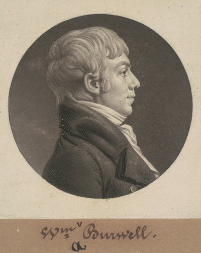 William Armistead Burwell door Charles B. J. Févret de Saint Mémin