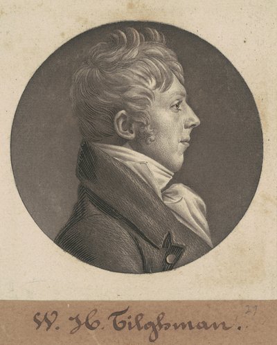 William Helmsley Tilghman door Charles B. J. Févret de Saint Mémin