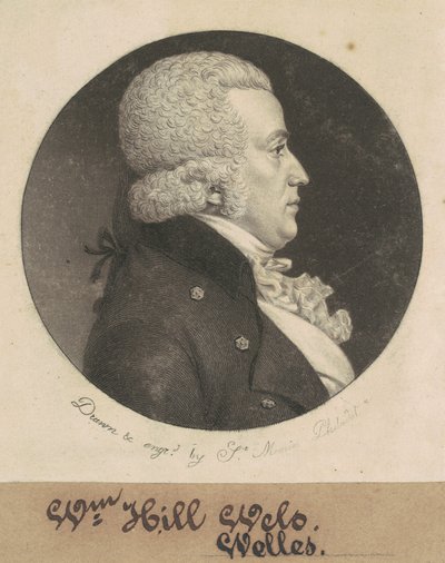 William Hill Wells door Charles B. J. Févret de Saint Mémin