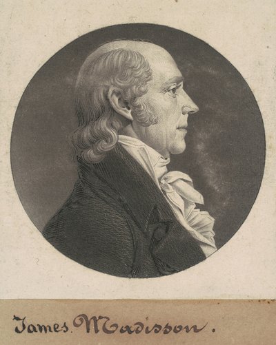 William Madison door Charles B. J. Févret de Saint Mémin
