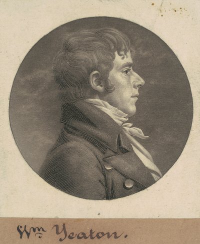 William Yeaton door Charles B. J. Févret de Saint Mémin