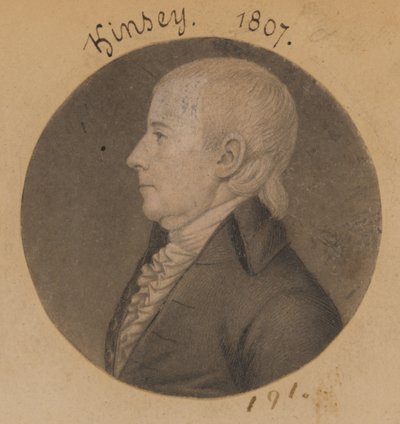 James Kinsey door Charles Balthazar Julien Févret de Saint-Mémin