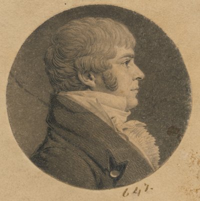 Miles King Jr. door Charles Balthazar Julien Févret de Saint-Mémin
