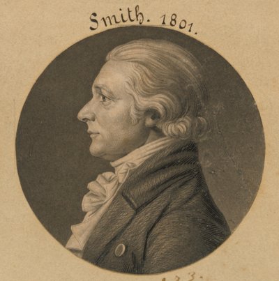 Meneer Smith door Charles Balthazar Julien Févret de Saint-Mémin
