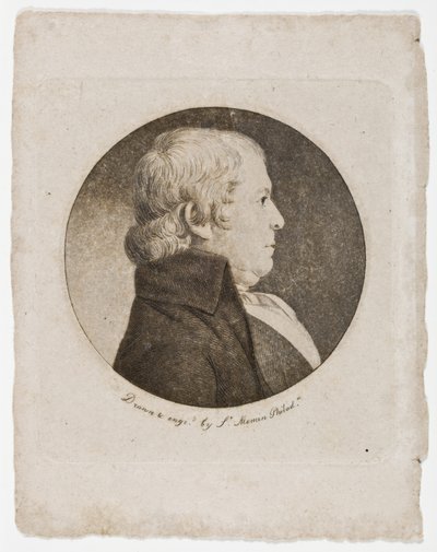 Paul Revere door Charles Balthazar Julien Févret de Saint Mémin