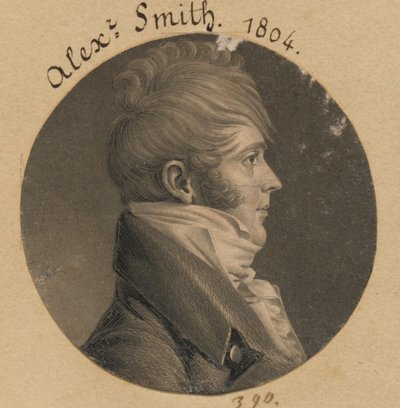 Mogelijk Alexander Smith door Charles Balthazar Julien Févret de Saint-Mémin