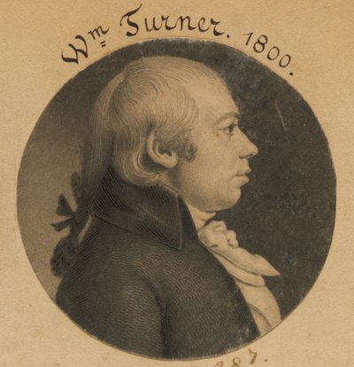 William Turner door Charles Balthazar Julien Févret de Saint-Mémin