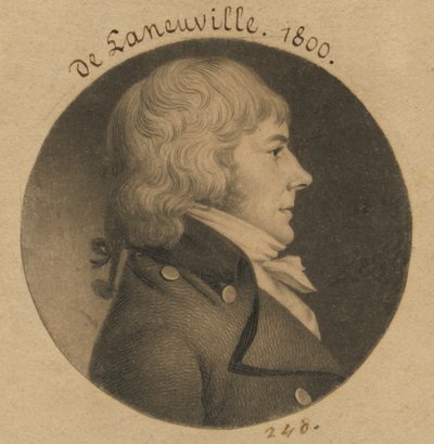De Laneuville door Charles Balthazar Julien Févret de Saint-Mémin