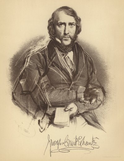 George Cruikshank door Charles Baugniet