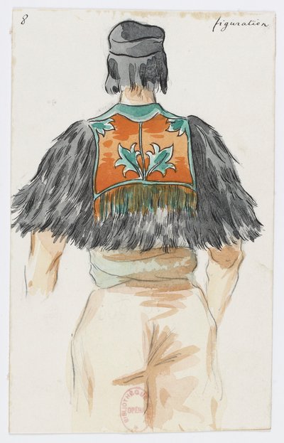 Holmès - De Zwarte Berg - kostuumontwerpen van Charles Bianchini - 08a. Figuratie door Charles Bianchini