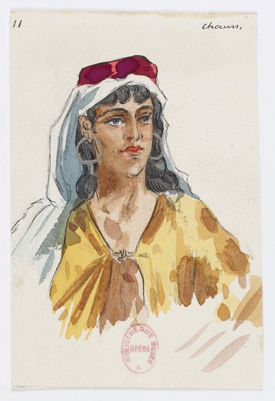 Holmès - De Zwarte Berg - kostuumontwerpen van Charles Bianchini - 11. koor door Charles Bianchini