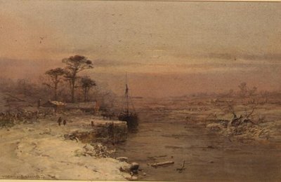 Wintermiddag, Warwick door Charles Branwhite