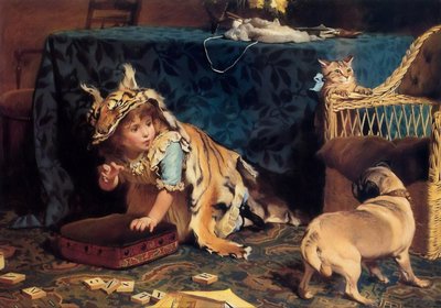 Een monster door Charles Burton Barber