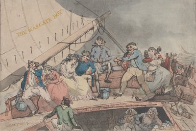 De Margate Hoy, 19 augustus 1789 door Charles Catton the Younger