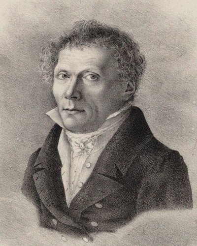Portret van de componist Anton Reicha 1770-1836, 1830 door Charles Constans