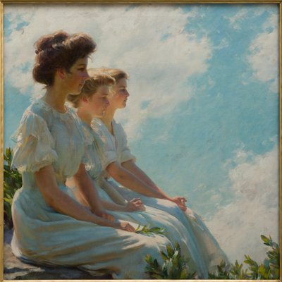 Op de hoogten door Charles Courtney Curran