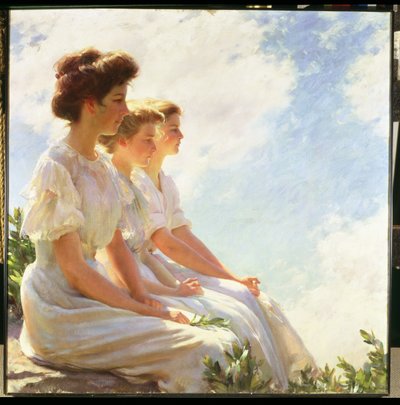 Op de hoogten, 1909 door Charles Courtney Curran