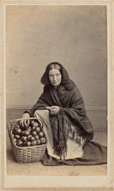 Portret van een vrouw,c. 1860 (foto) door Charles D. Fredricks