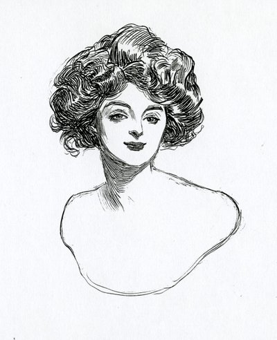 Een Gibson Meisje, c.1902 door Charles Dana Gibson