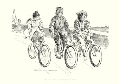 Gullem neemt op advies van zijn arts buitenoefeningen door Charles Dana Gibson