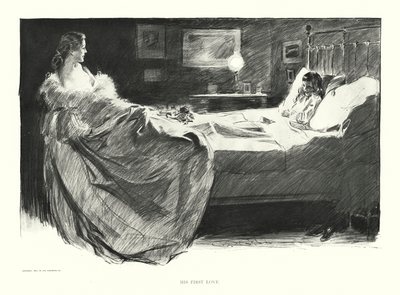 Zijn eerste liefde door Charles Dana Gibson
