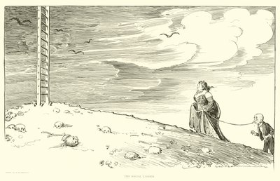 Illustratie voor De Sociale Ladder door Charles Dana Gibson