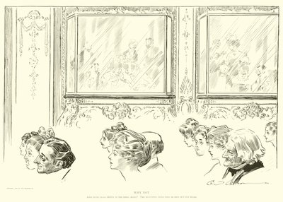 Illustratie voor De Sociale Ladder door Charles Dana Gibson