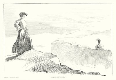 Kijk voordat je springt door Charles Dana Gibson