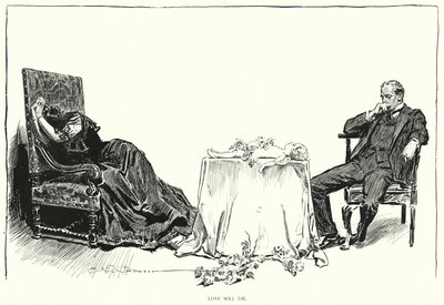 Liefde zal sterven door Charles Dana Gibson