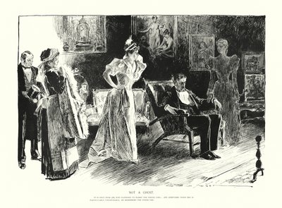 Geen spook door Charles Dana Gibson