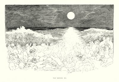 Die rusteloze zee door Charles Dana Gibson