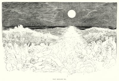 Die rusteloze zee door Charles Dana Gibson
