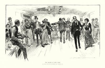 De Salons van New York door Charles Dana Gibson