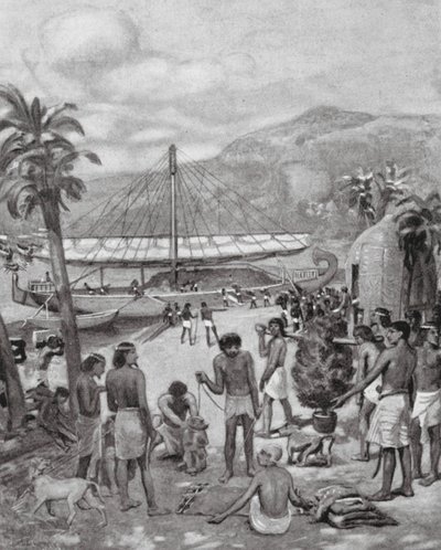 Vroeg Handel drijven in Egypte door Charles Daniel Ward