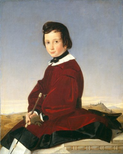 Portret van een jonge amazone, 1839 door Charles David