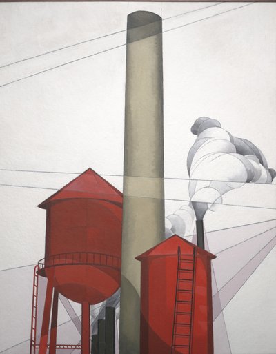Gebouwen door Charles Demuth