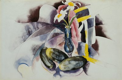 Bloemen en Komkommers door Charles Demuth