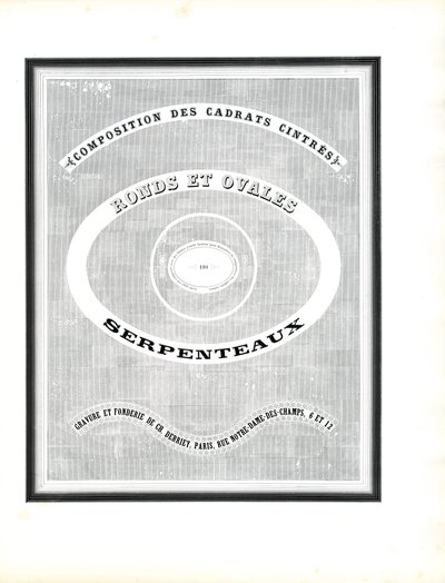 Concentrische frame-elementen voor certificaten (afdrukken) door Charles Derriey