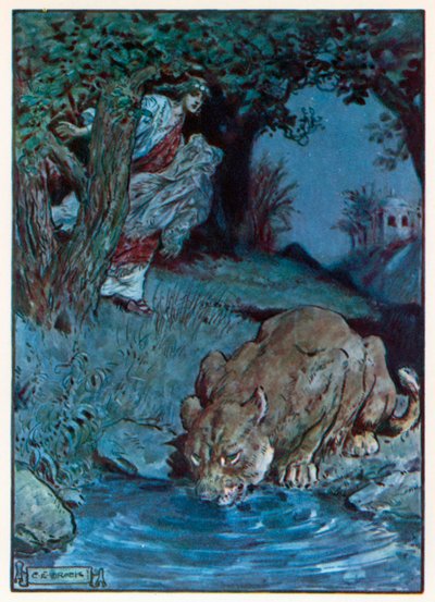  door Charles Edmund (after) Brock